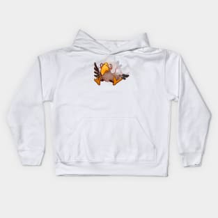 Cute Condor Drawing Kids Hoodie